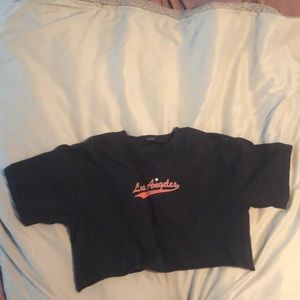 brandy melville cropped t shirt